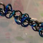 Chainmaille Bracelet Blue P..
