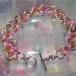 Chainmaille Bracelet Yellow..